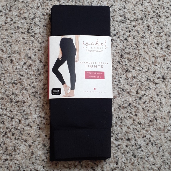 Isabel Maternity Black Seamless Belly 